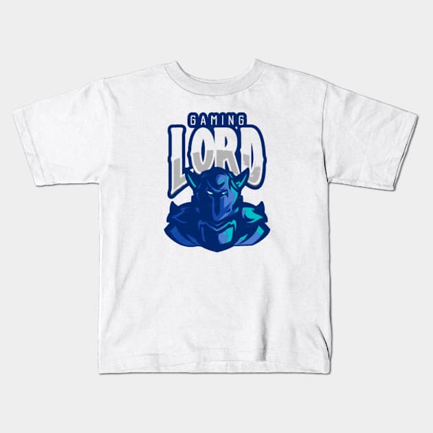 Gaming lord Kids T-Shirt by Hyper_co